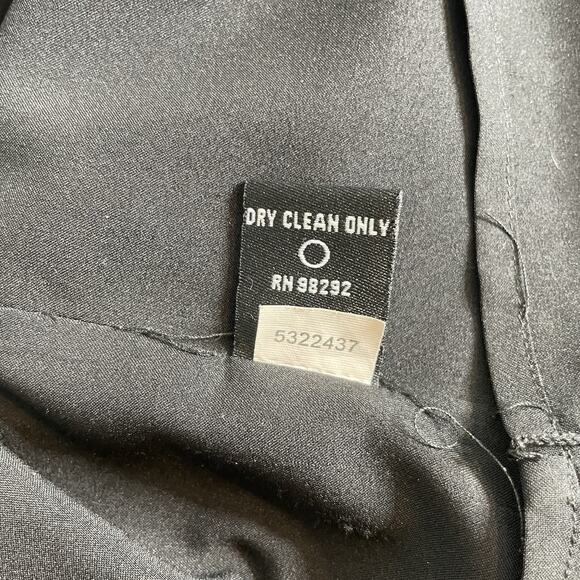 Tibi Women's Black‎ Embroidered Sleeveless Silk Dress Size 4 Aztec Boho Party - Picture 7 of 14